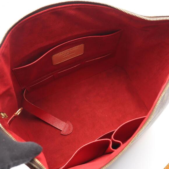 LOUIS VUITTON Authentic Brown Monogram Leather Shoulder Bag - Picture 3 of 13